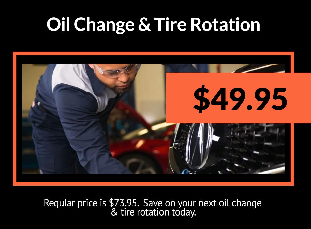 Acura Oil Change & Tire Rotation Service Special Coupon Acura Oil Change & Tire Rotation Service Special Coupon