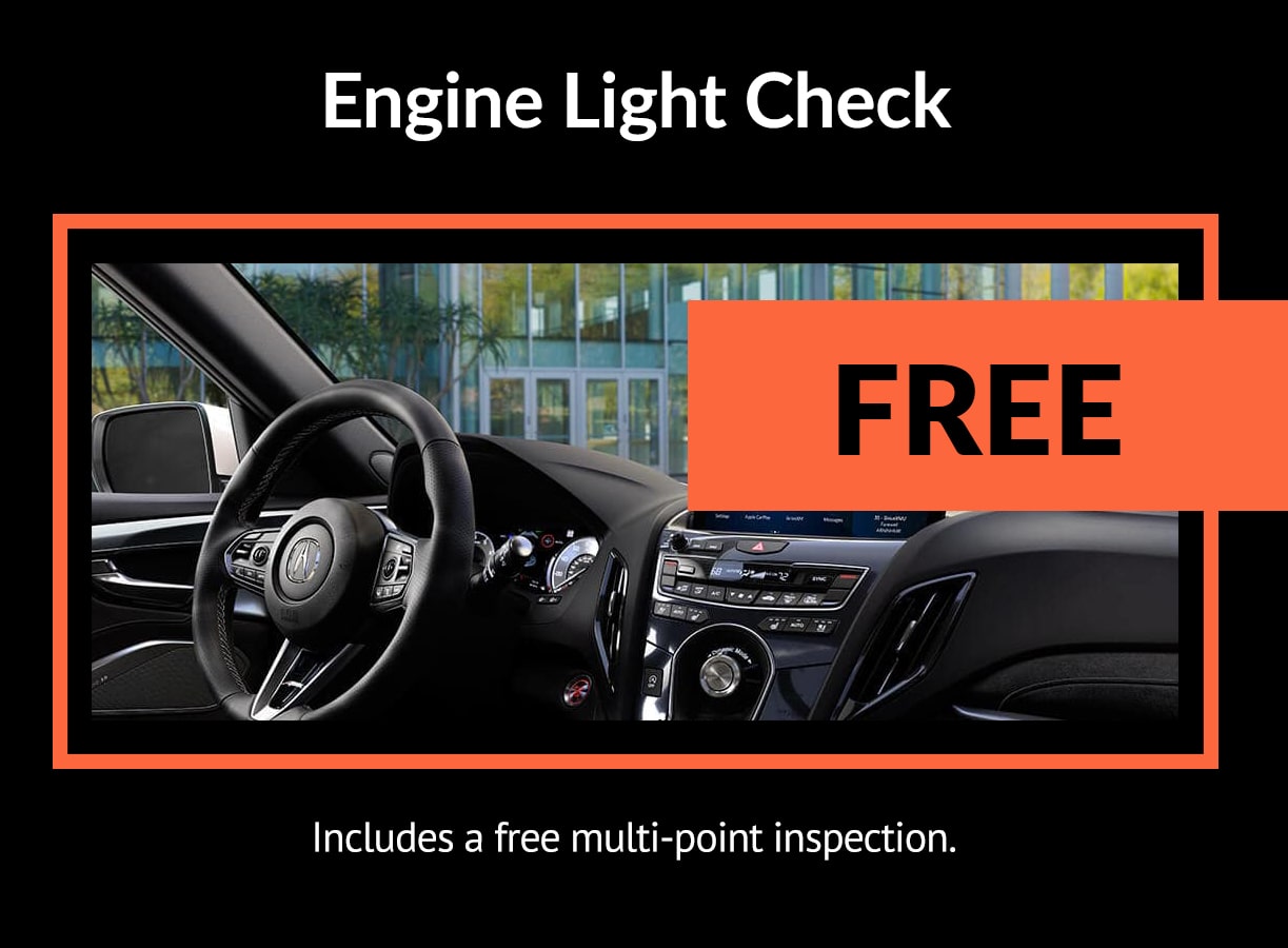Acura Engine Light Check Service Special Coupon Acura Engine Light Check Service Special Coupon