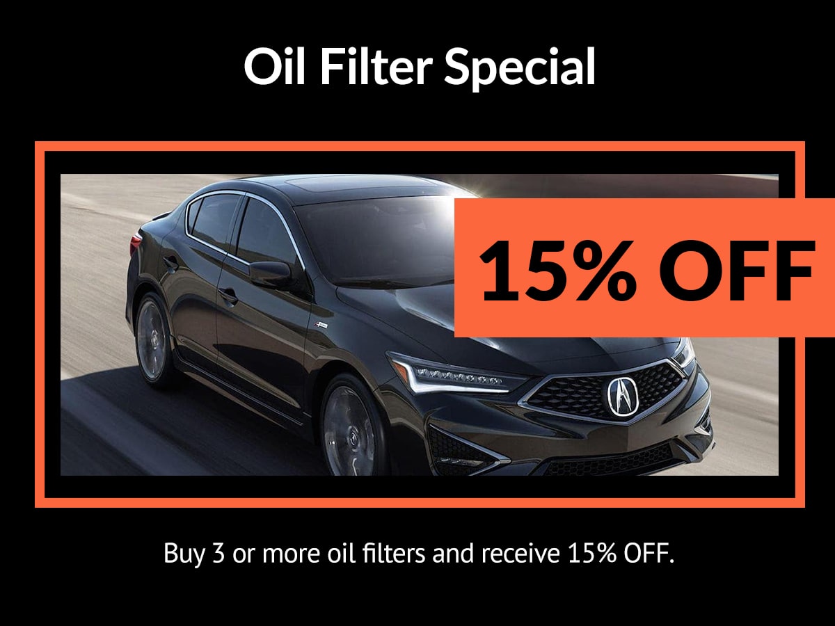Acura Oil Filter Service Special Coupon Acura Oil Filter Service Special Coupon