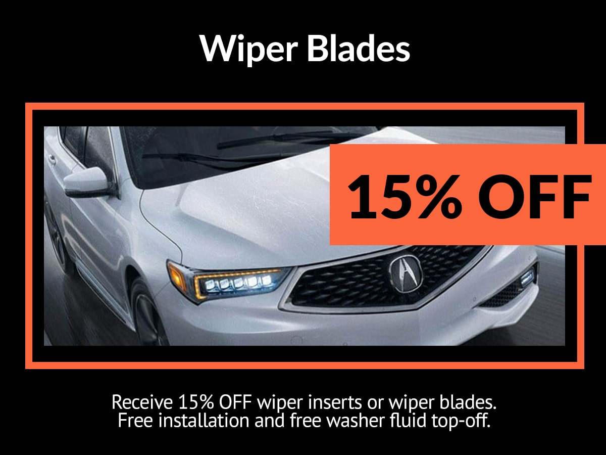 Acura Wiper Blade Service Special Coupon Acura Wiper Blade Service Special Coupon