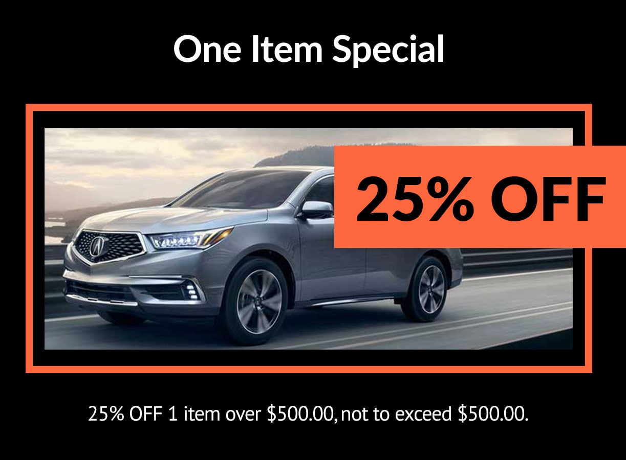 Acura One Time Special Coupon Acura One Time Special Coupon