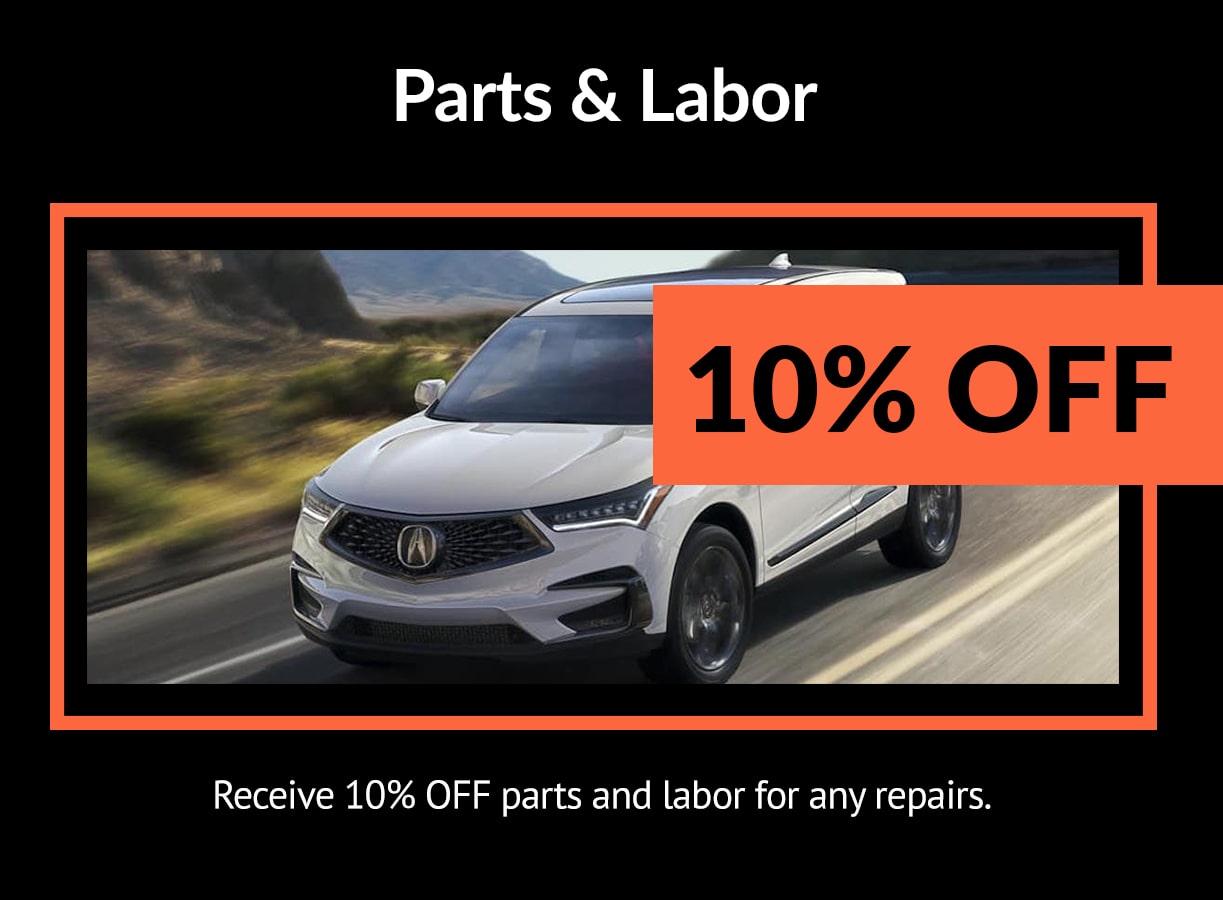Acura Parts & Labor Service Special Coupon Acura Parts & Labor Service Special Coupon