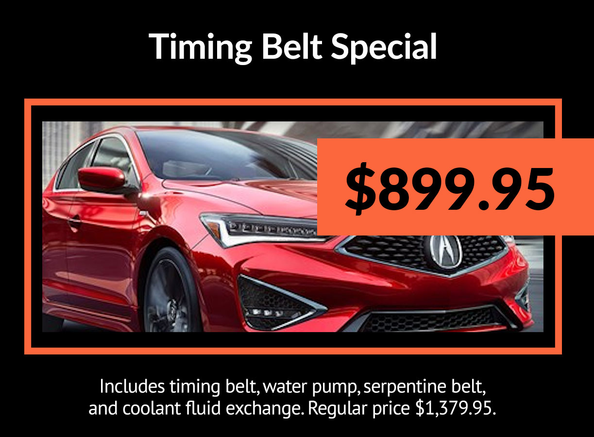 Acura Timing Belt Service Special Coupon Acura Timing Belt Service Special Coupon