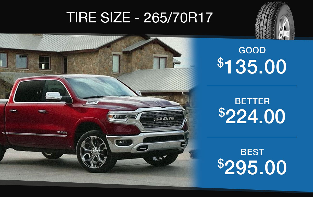 I-5 Chrysler Jeep Dodge Ram Truck Tire Specials Coupon I-5 Chrysler Jeep Dodge Ram Truck Tire Specials Coupon