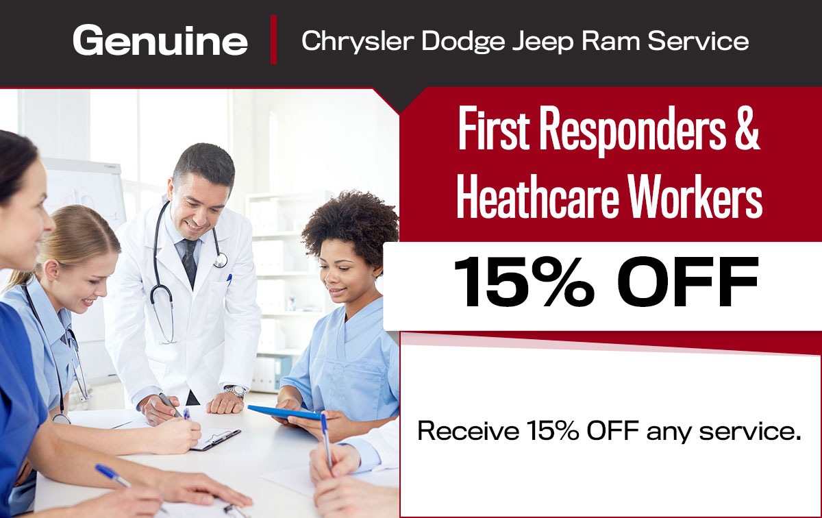 CDJR First Responders Service Special Coupon CDJR First Responders Service Special Coupon