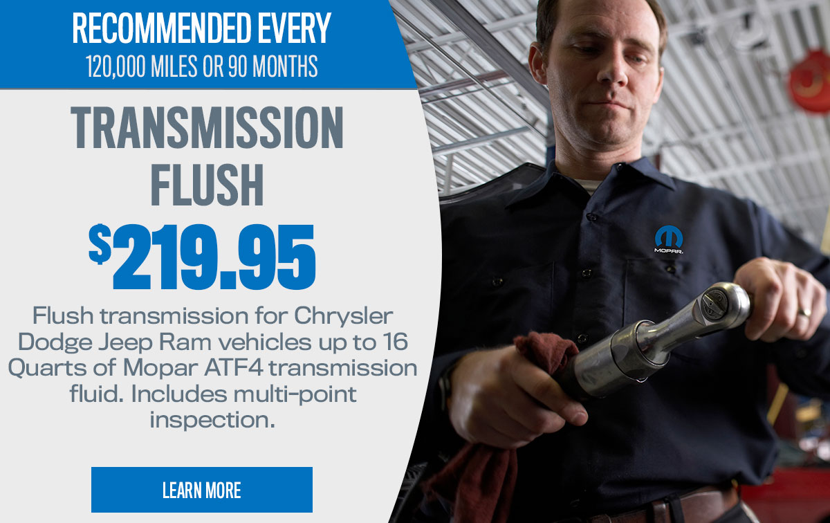 CDJR Transmission Flush Service Special Coupon CDJR Transmission Flush Service Special Coupon