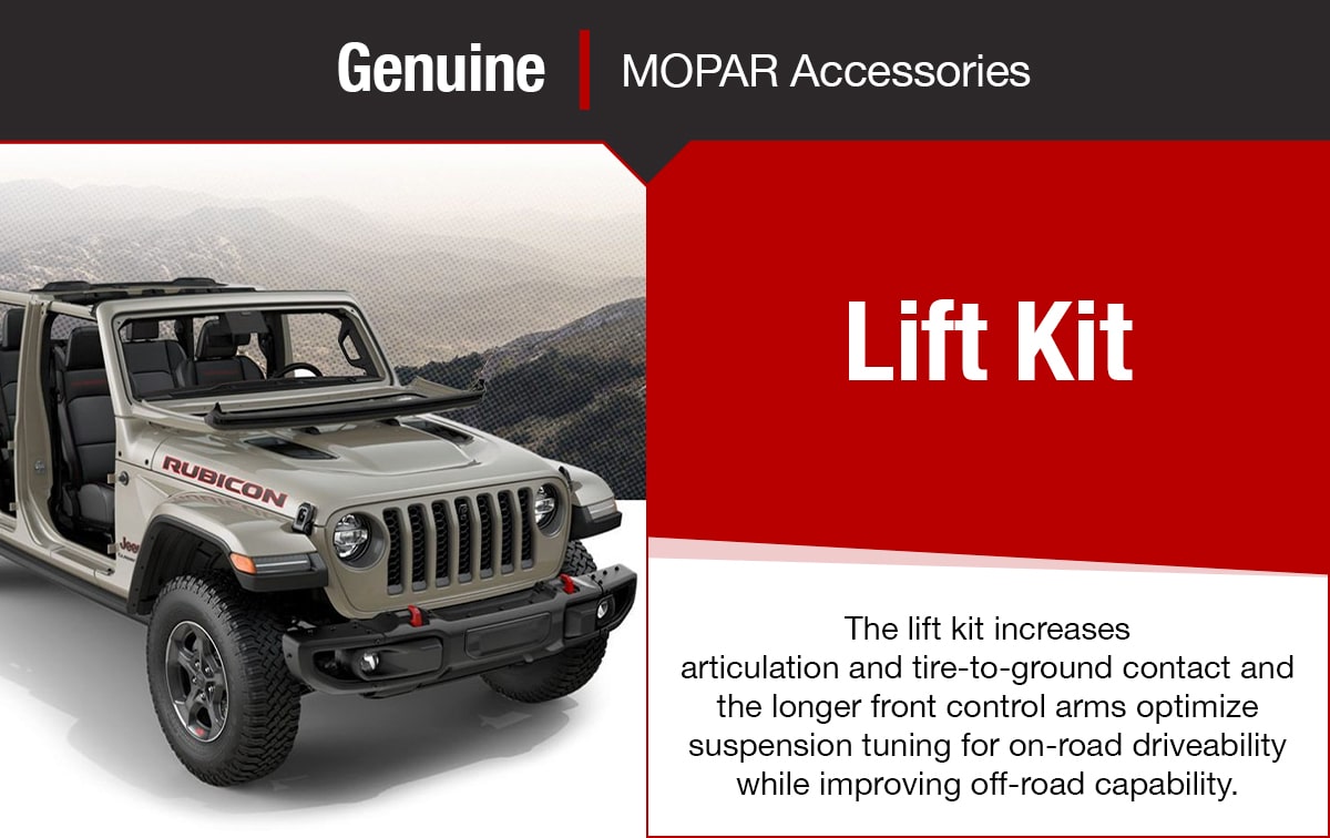 Mopar Lift Kit Accessories Mopar Lift Kit Accessories