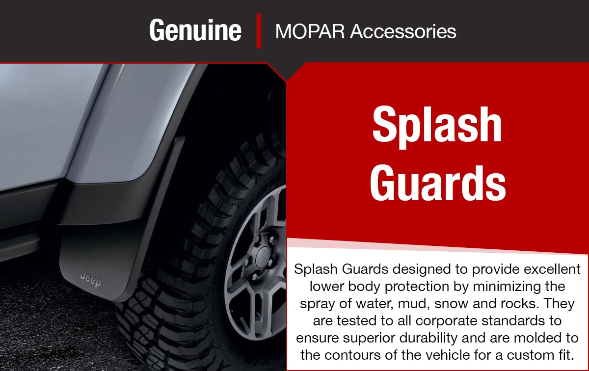 Mopar Splash Guards Accessories Mopar Splash Guards Accessories