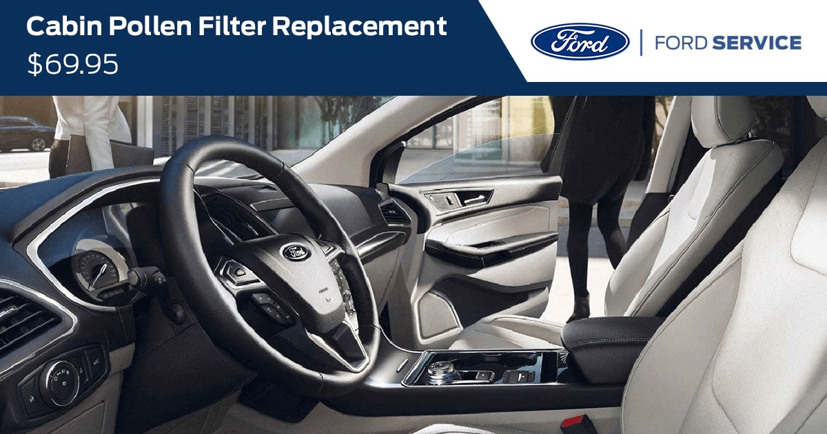 Ford Cabin Pollen Filter Replacement Service Special Coupon Ford Cabin Pollen Filter Replacement Service Special Coupon