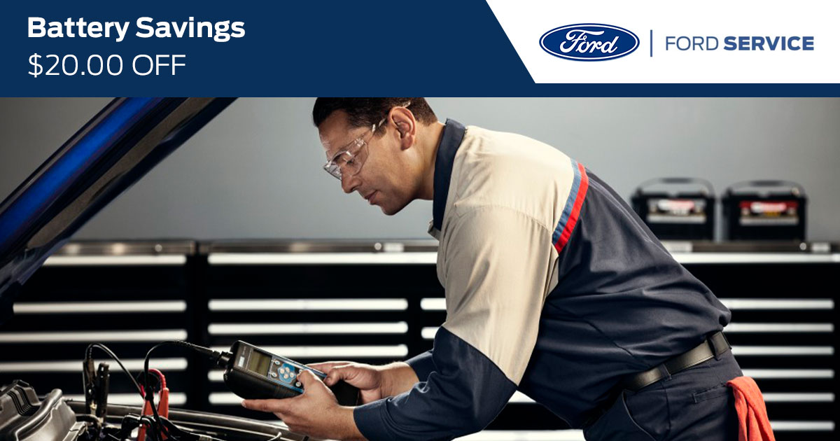 Ford Battery Service Special Coupon Ford Battery Service Special Coupon