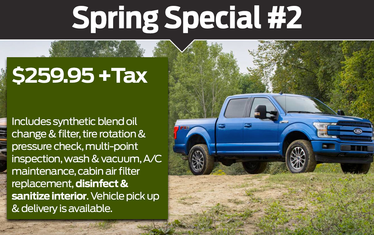 Ford Spring Service Special Offer Ford Spring Service Special Offer