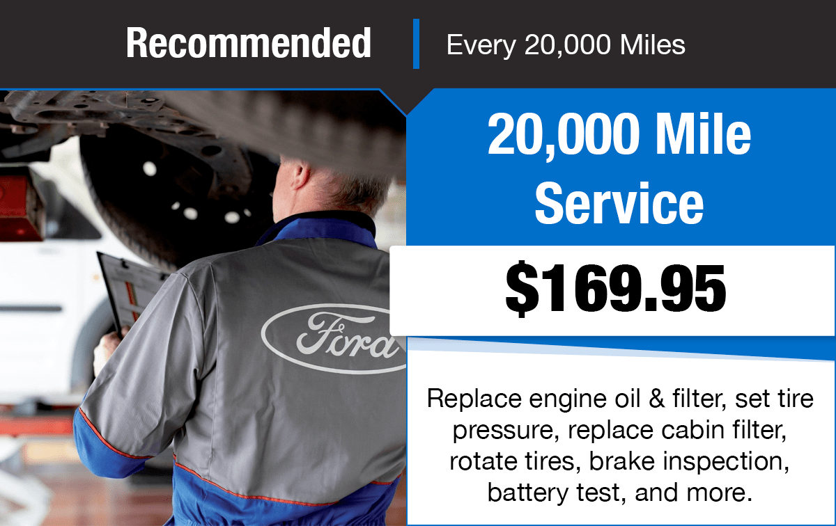 Ford 20,000 Mile Service Special Coupon Ford 20,000 Mile Service Special Coupon