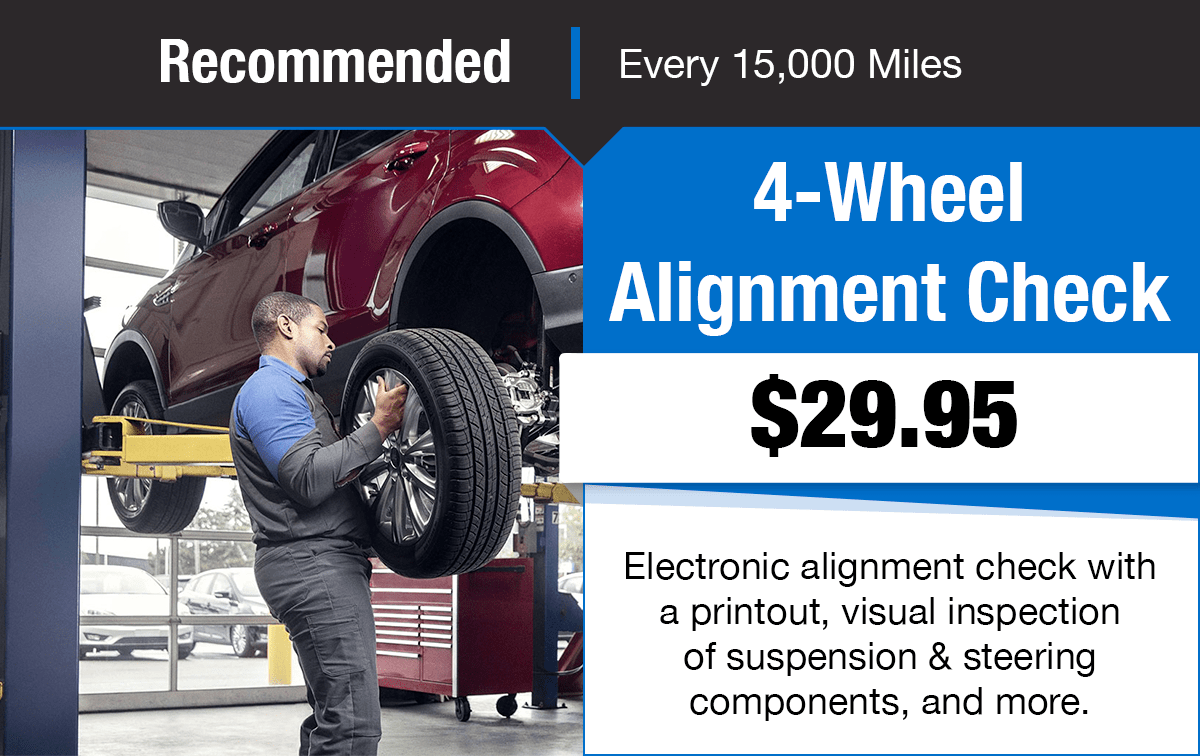 Ford 4-Wheel Alignment Check Service Special Coupon Ford 4-Wheel Alignment Check Service Special Coupon