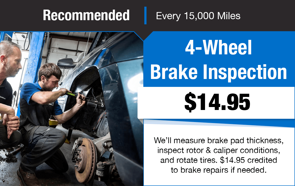 Ford 4-Wheel Brake Inspection Service Special Coupon Ford 4-Wheel Brake Inspection Service Special Coupon