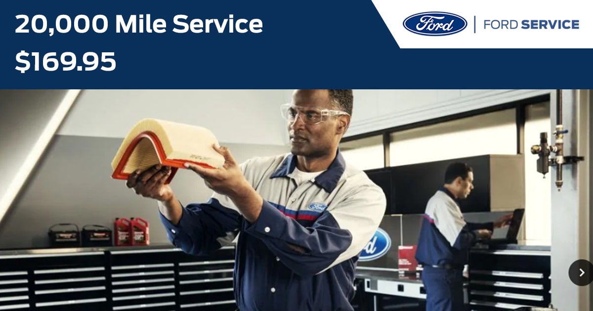 Ford 20,000 Mile Service Service Special Coupon Ford 20,000 Mile Service Service Special Coupon