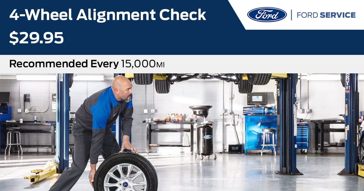 Ford 4-Wheel Alignment Check Service Special Coupon Ford 4-Wheel Alignment Check Service Special Coupon