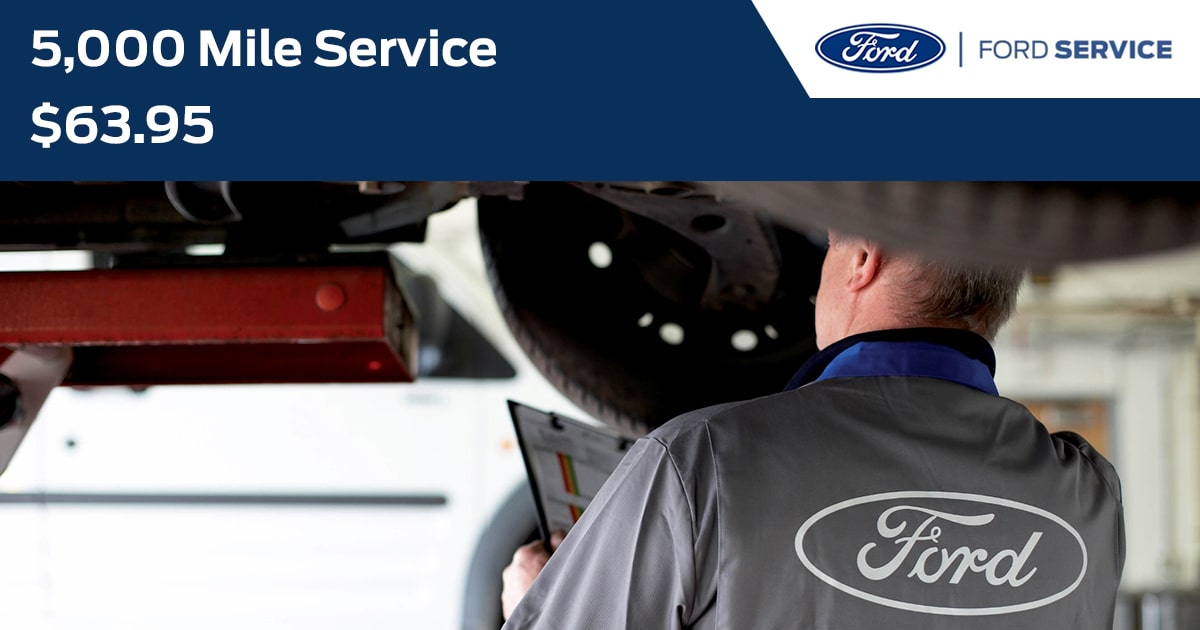 Ford 5,000 Mile Service Service Special Coupon Ford 5,000 Mile Service Service Special Coupon