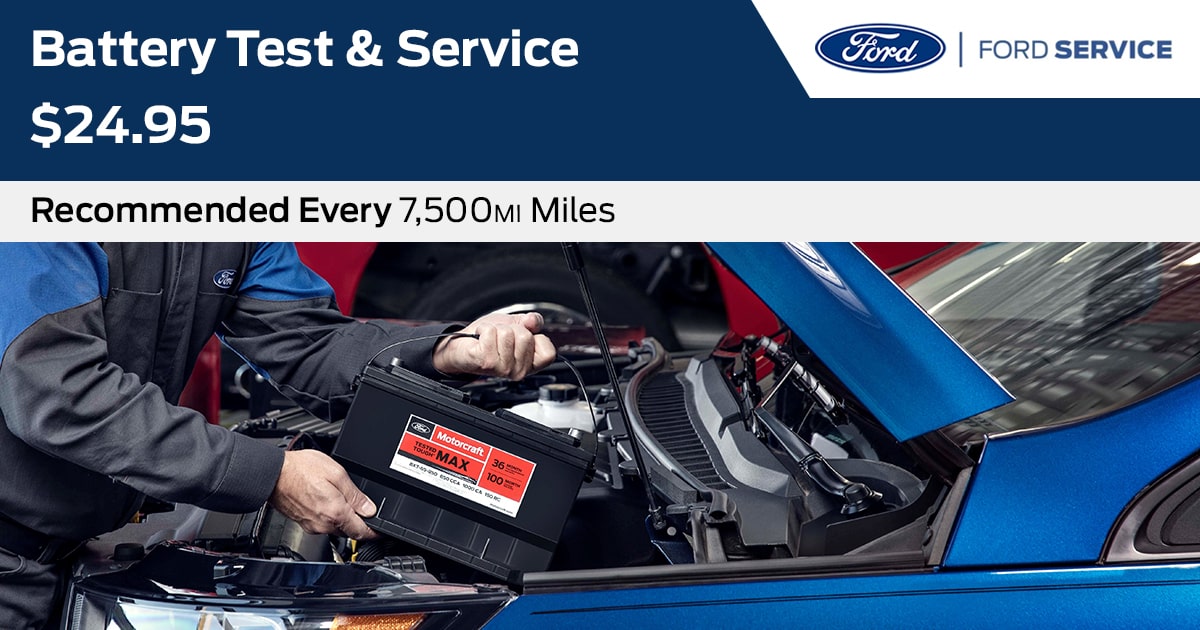 Ford Battery Test & Service Service Special Coupon Ford Battery Test & Service Service Special Coupon
