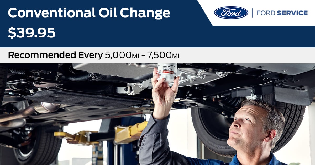 Ford Conventional Oil Change Service Special Coupon Ford Conventional Oil Change Service Special Coupon