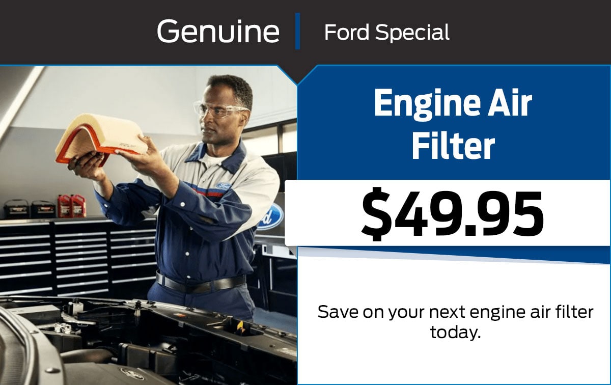 Engine Air Filter Special Coupon Engine Air Filter Special Coupon