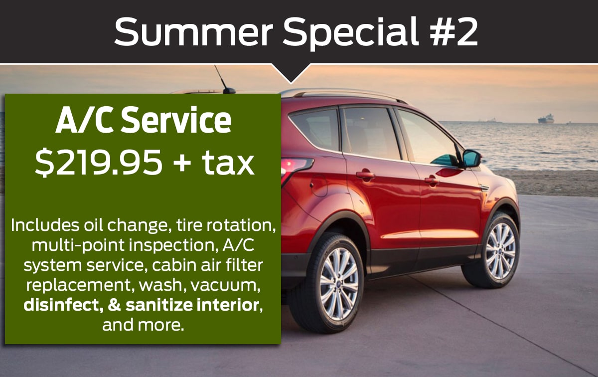 Ford Summer Service Special Offer Ford Summer Service Special Offer