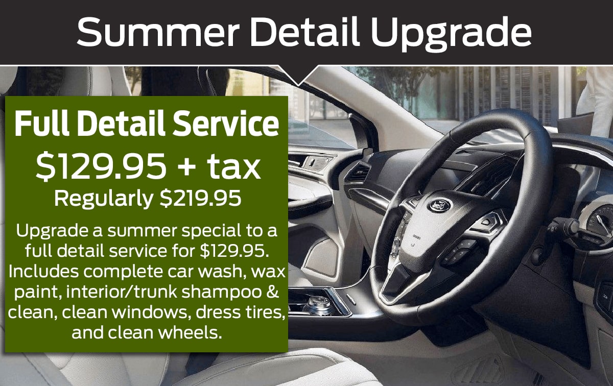 Ford Detail Upgrade Service Special Coupon