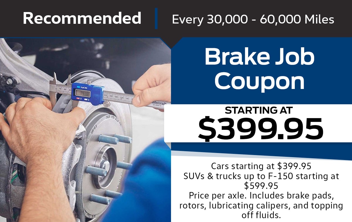Ford Brake Job Coupon Service Special Coupon Ford Brake Job Coupon Service Special Coupon
