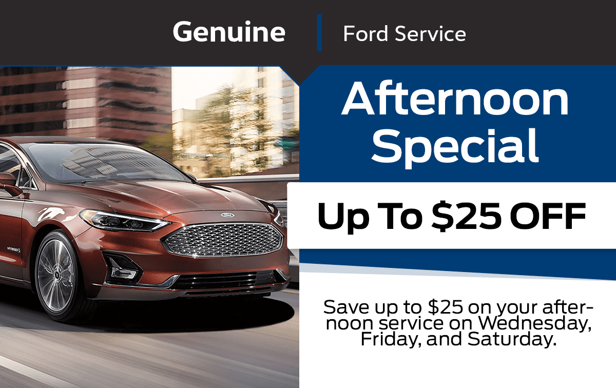 Ford Service Afternoon Special Coupon Ford Service Afternoon Special Coupon