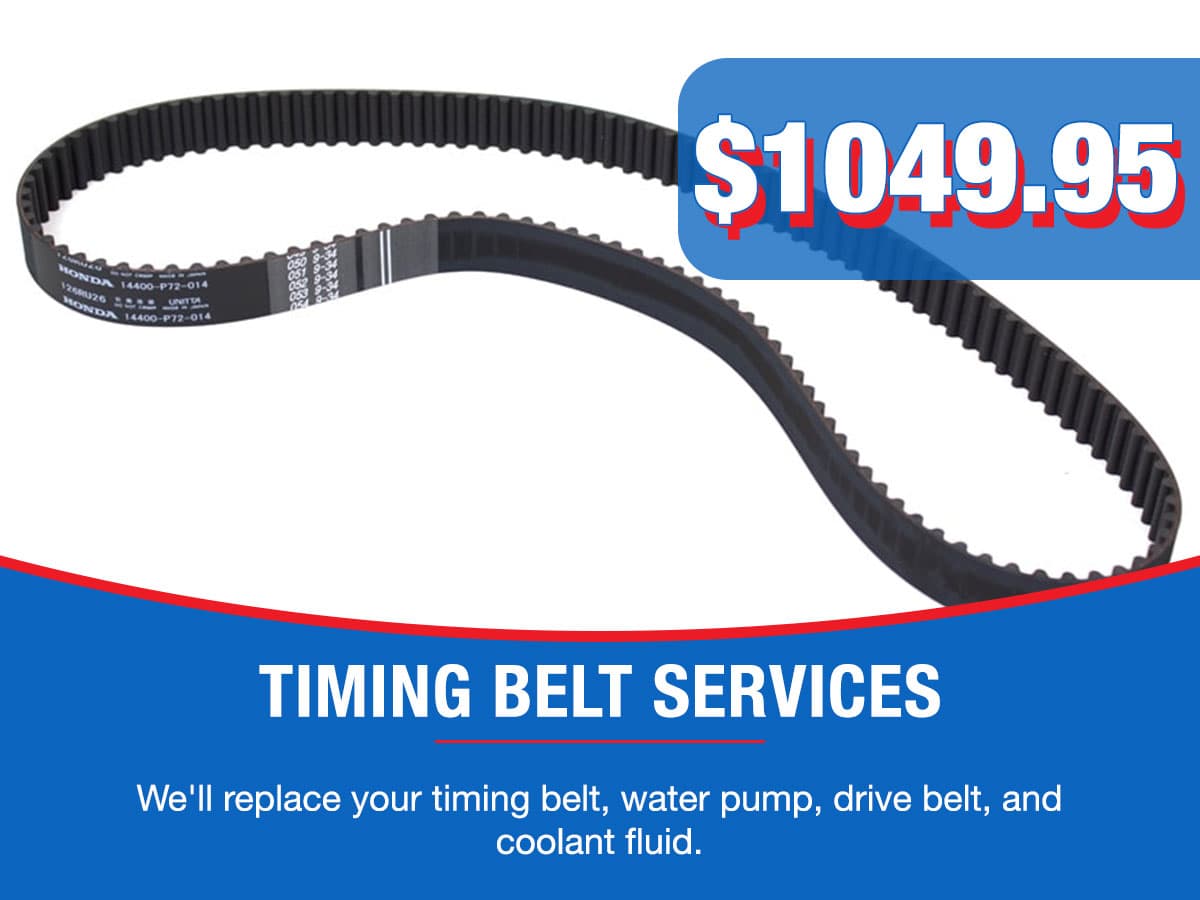 Timing Belt Service Special Coupon Timing Belt Service Special Coupon