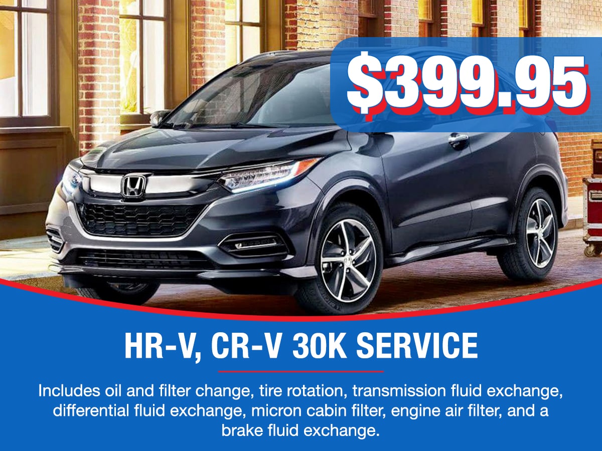 Honda HR-V, CR-V 30k Service Special Coupon Honda HR-V, CR-V 30k Service Special Coupon