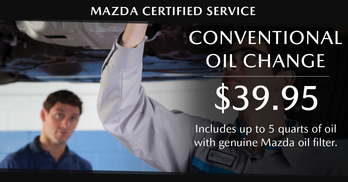 Mazda Conventional Oil Change Service Special Coupon Mazda Conventional Oil Change Service Special Coupon