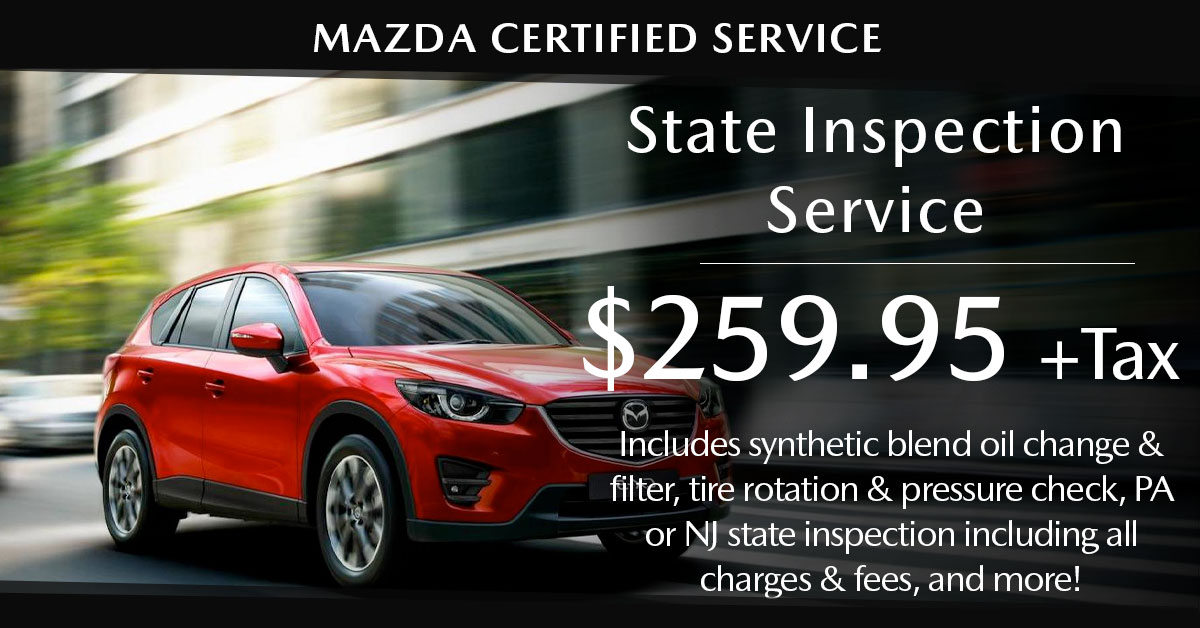 Mazda Summer State Inspection Special Coupon Mazda Summer State Inspection Special Coupon