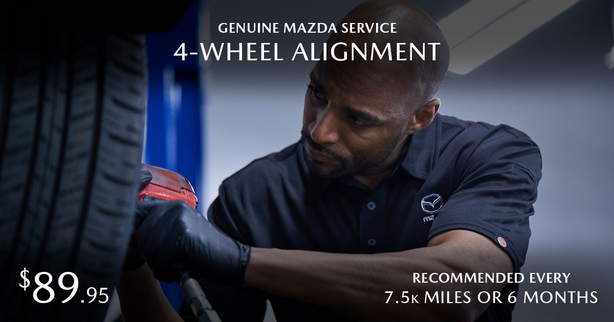 Mazda Four-Wheel Alignment Service Special Coupon Mazda Four-Wheel Alignment Service Special Coupon
