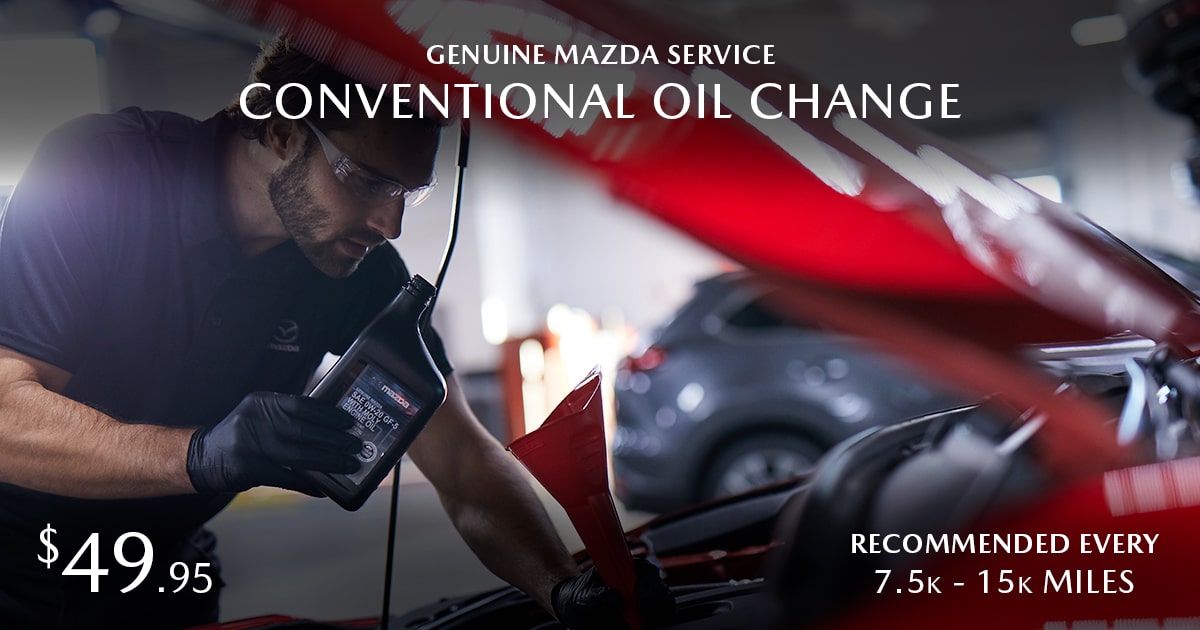 Mazda Conventional Oil Change Service Special Coupon Mazda Conventional Oil Change Service Special Coupon