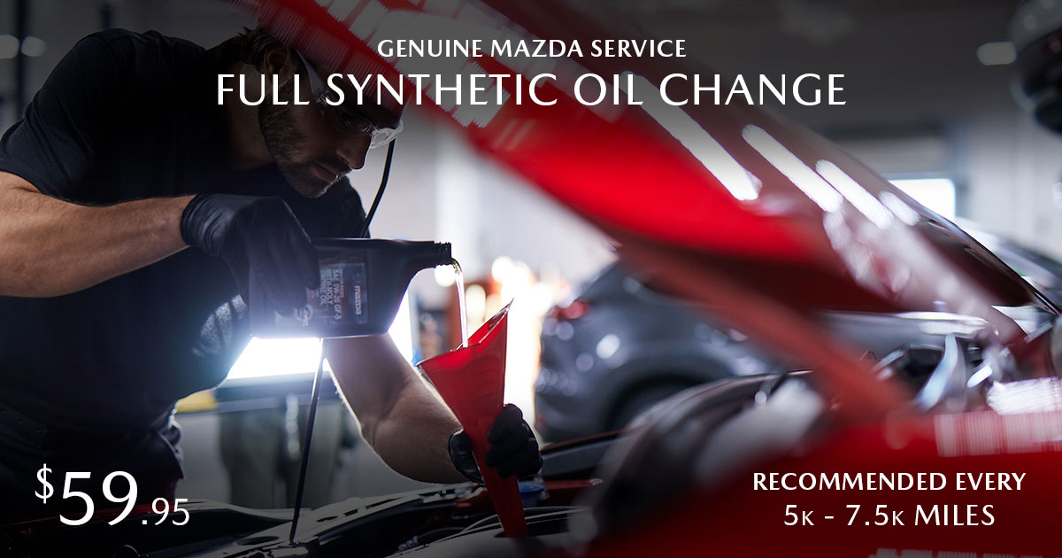 Mazda Full Synthetic Oil Change Service Special Coupon Mazda Full Synthetic Oil Change Service Special Coupon