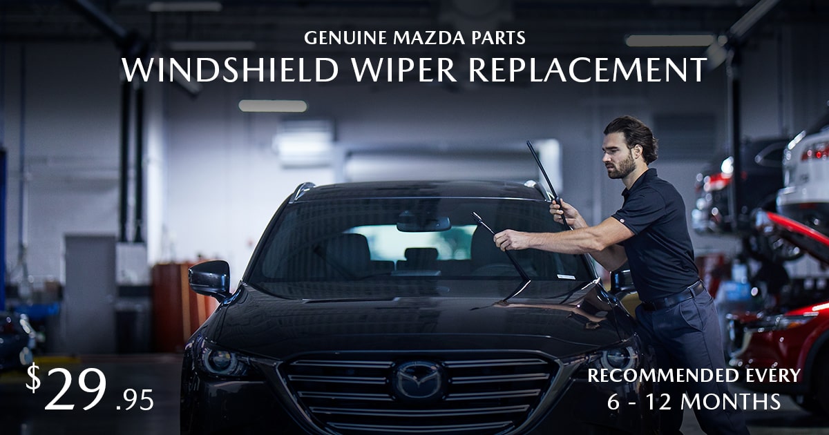 Mazda Windshield Wiper Replacement Service Special Coupon Mazda Windshield Wiper Replacement Service Special Coupon