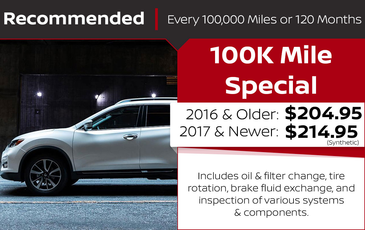 100K Mile Service Special Coupon 100K Mile Service Special Coupon