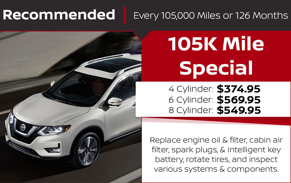 105K Mile Service Special Coupon 105K Mile Service Special Coupon
