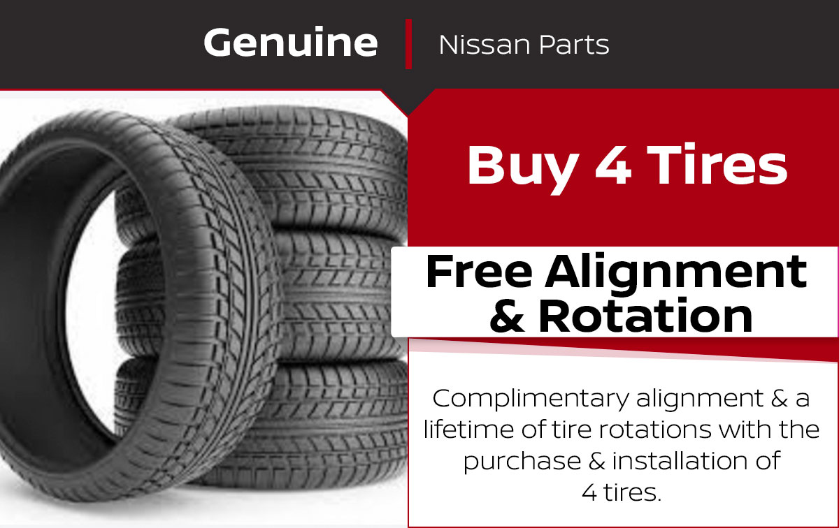 Nissan Tire Rotation & Alignment Service Special Coupon Nissan Tire Rotation & Alignment Service Special Coupon