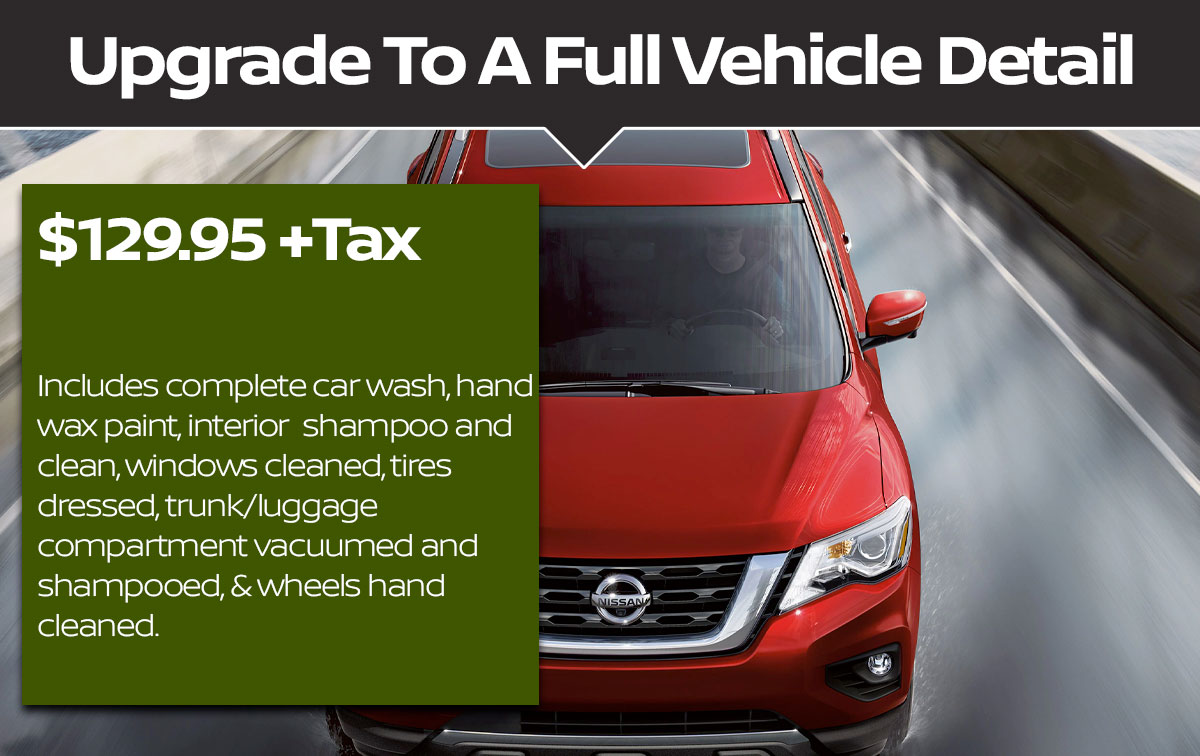 Nissan Summer Full Detail Service Special Offer Nissan Summer Full Detail Service Special Offer