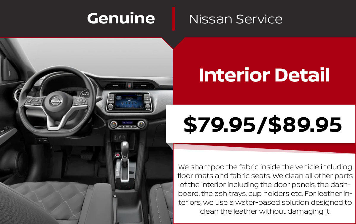 Interior Detail Service Special Coupon Interior Detail Service Special Coupon
