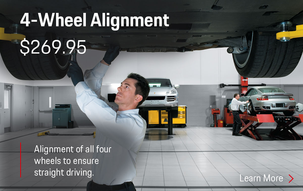 Porsche 4 Wheel Alignment Service Special Coupon Porsche 4 Wheel Alignment Service Special Coupon