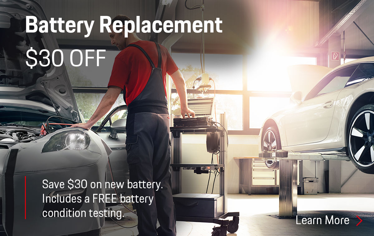 Porsche Battery Test Service Special Coupon Porsche Battery Test Service Special Coupon