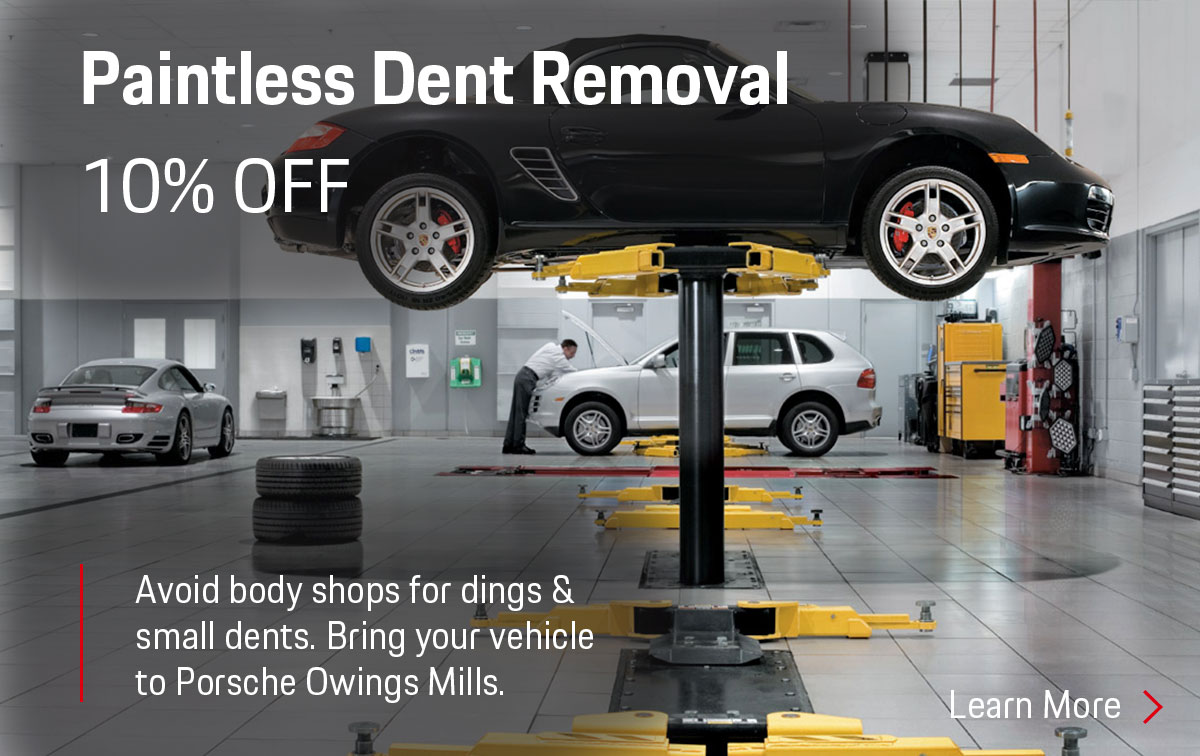 Porsche Paintless Dent Removal Service Special Coupon Porsche Paintless Dent Removal Service Special Coupon