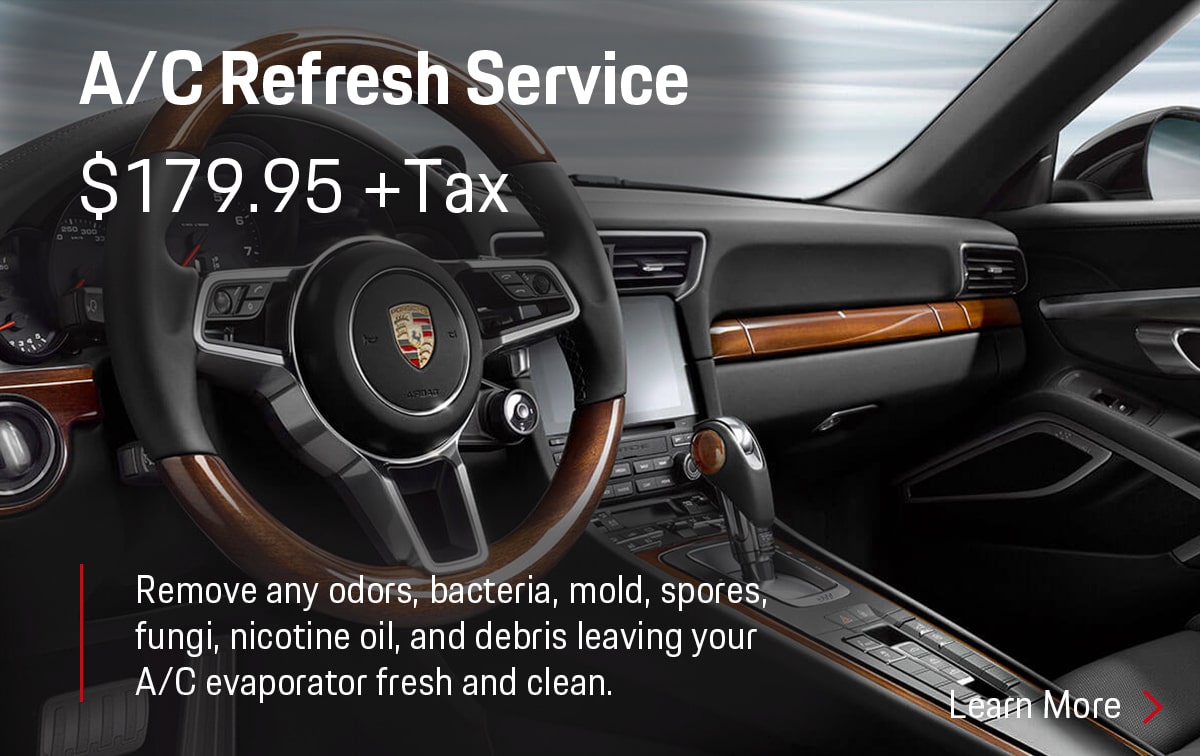 Porsche A/C Refresh Service Special Coupon Porsche A/C Refresh Service Special Coupon