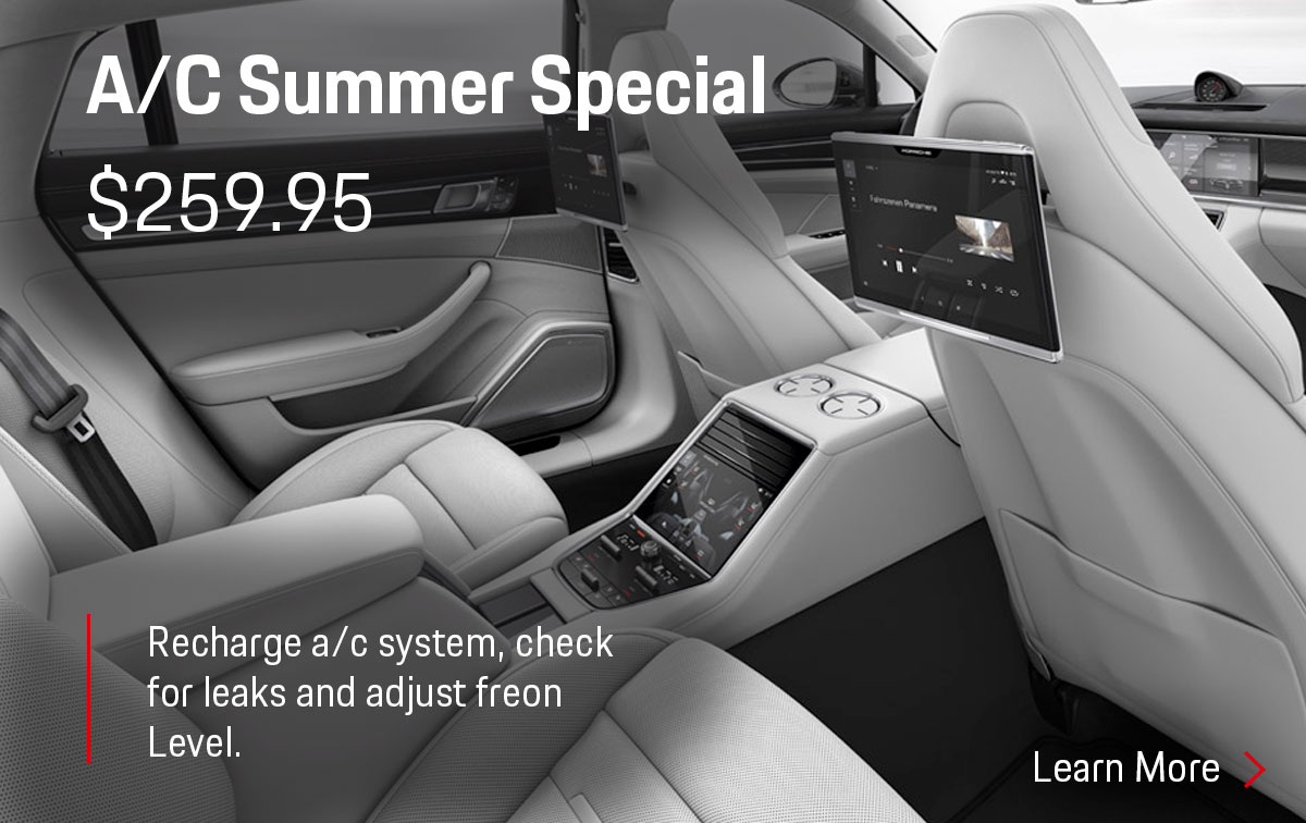 Porsche A/C System Service Special Coupon Porsche A/C System Service Special Coupon