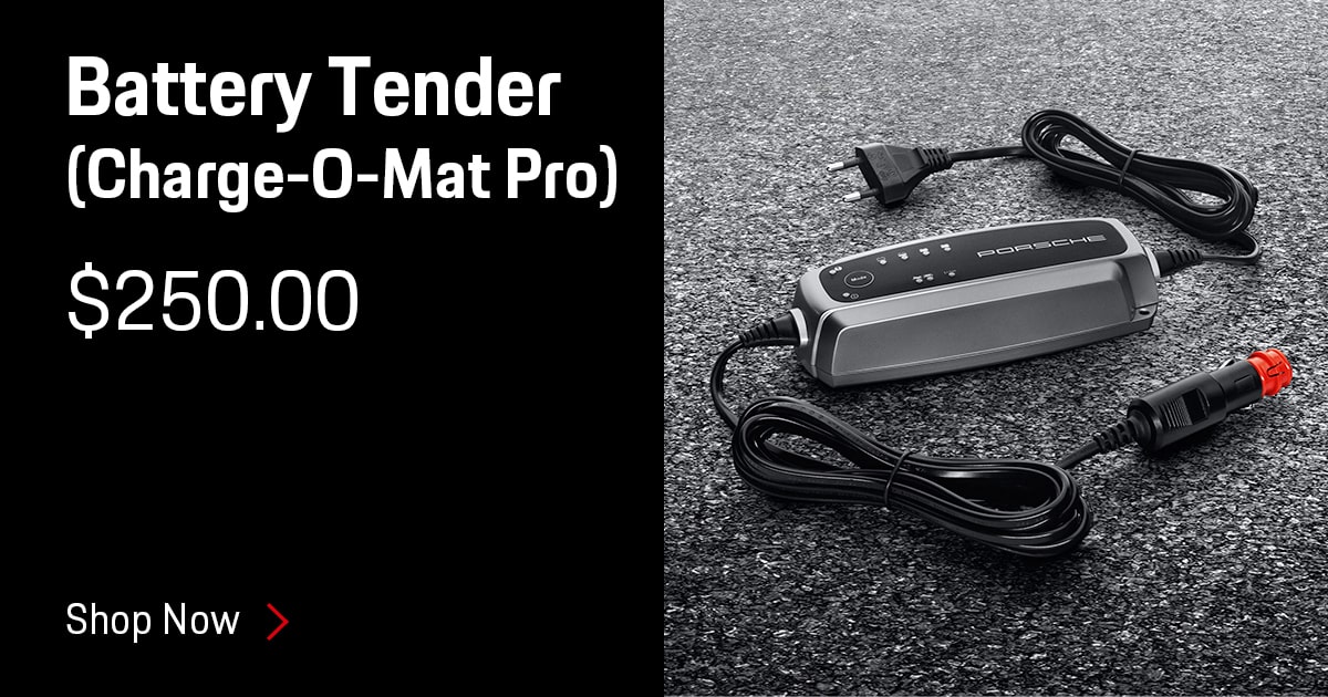 Porsche Battery Tender (Charge-O-Mat Pro) Accessories Special Coupon Porsche Battery Tender (Charge-O-Mat Pro) Accessories Special Coupon