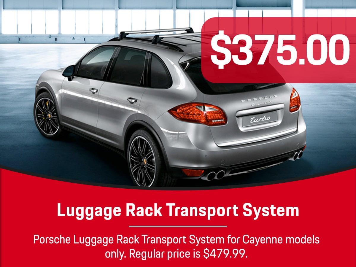 Porsche Luggage Rack Transport System Special Coupon Porsche Luggage Rack Transport System Special Coupon