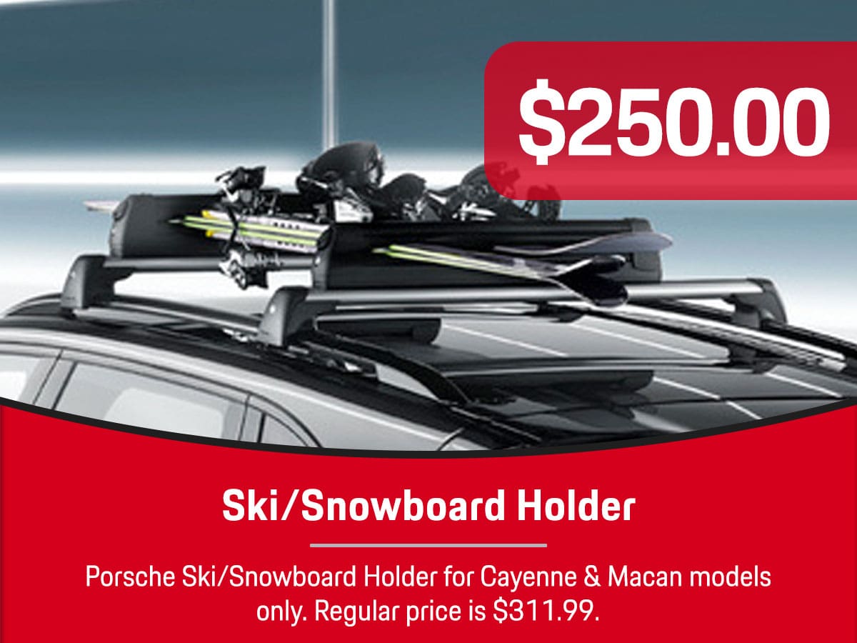 Porsche Ski/Snowboard Holder Special Coupon Porsche Ski/Snowboard Holder Special Coupon