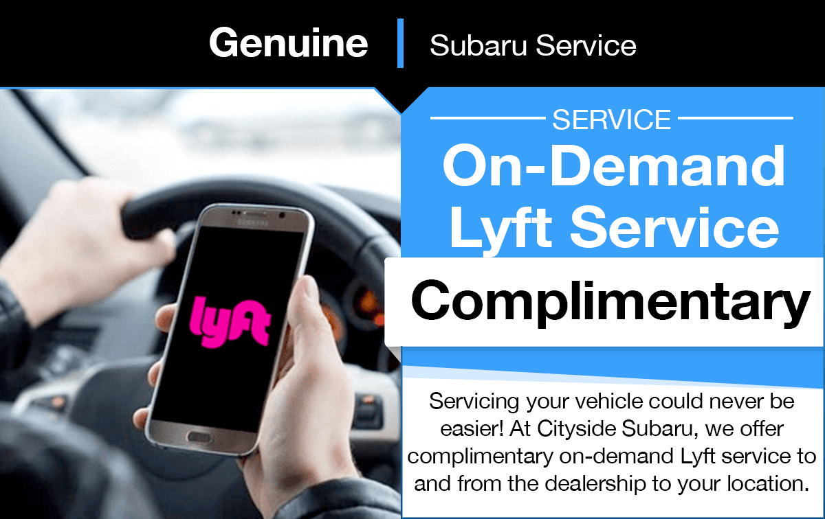 Subaru On-Demand Lyft Service Special Coupon Subaru On-Demand Lyft Service Special Coupon